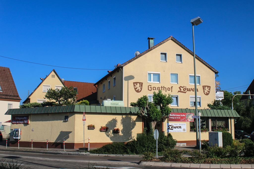 Hotel-Restaurant Und Gaestehaus Loewen Зюссен Экстерьер фото