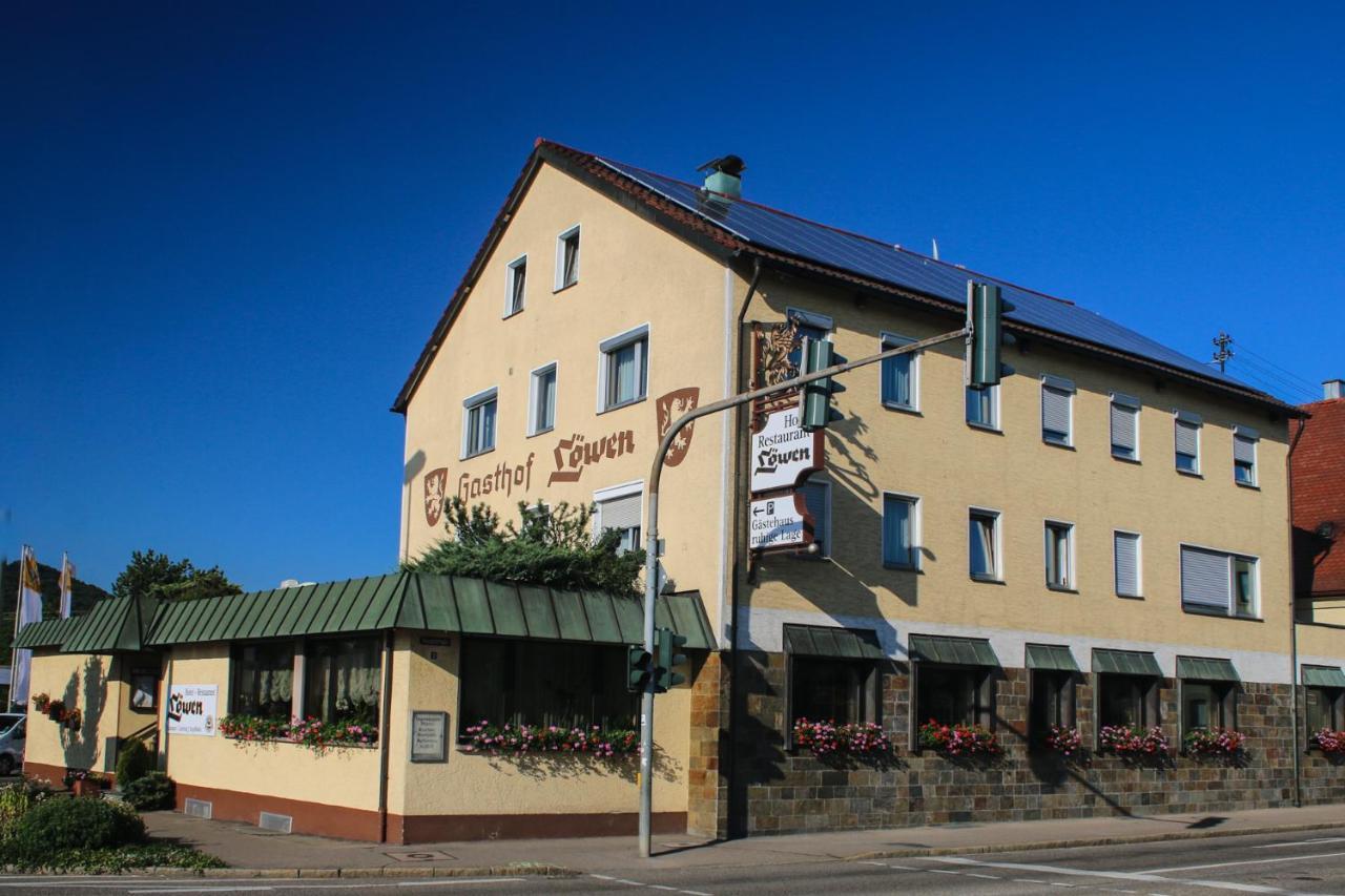 Hotel-Restaurant Und Gaestehaus Loewen Зюссен Экстерьер фото